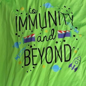 “To Immunity and Beyond” long sleeve shirt 👽